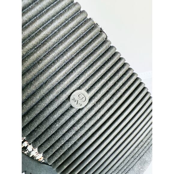 A New Day Black Tweed Sling Back Sandals 6.5 Black - Picture 9 of 10